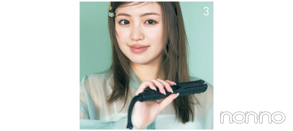 香音の衿の形×ヘアアレ相性マッチングプロセスカット2-4