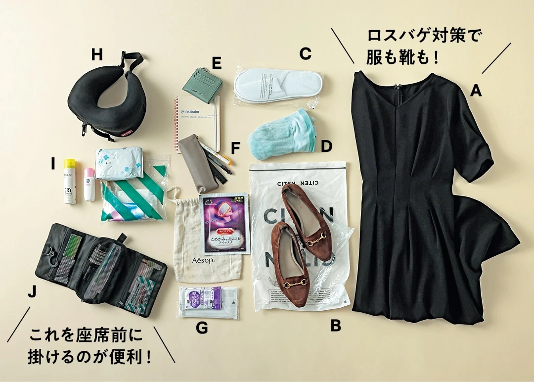 みーこさんの機内持ち込みバッグの中身