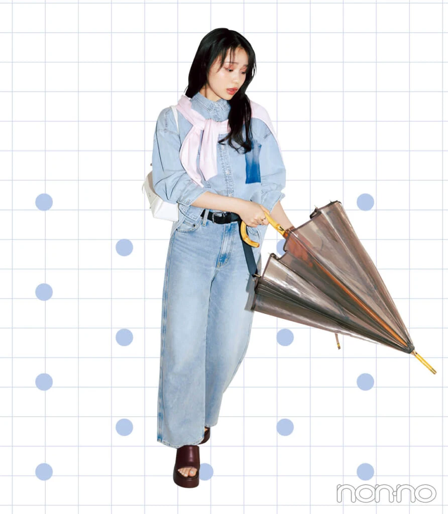 28度 雨の日の服装