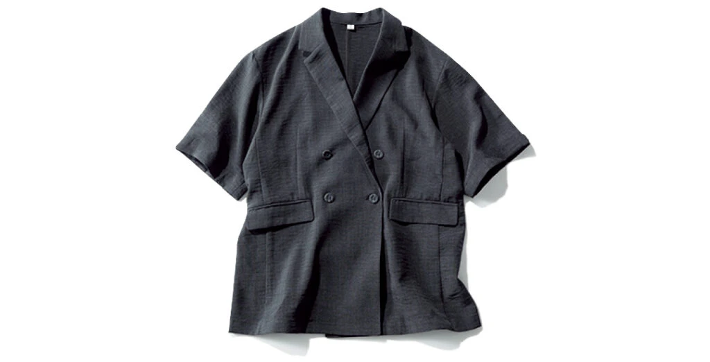暑くても快適な高機能服-半袖ジャケット