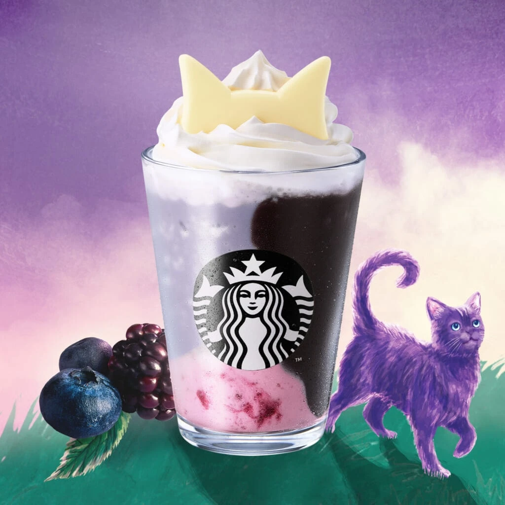 『ブラックベリー ヨーグルト フラペチーノ® 白耳ver.』Tallサイズのみ