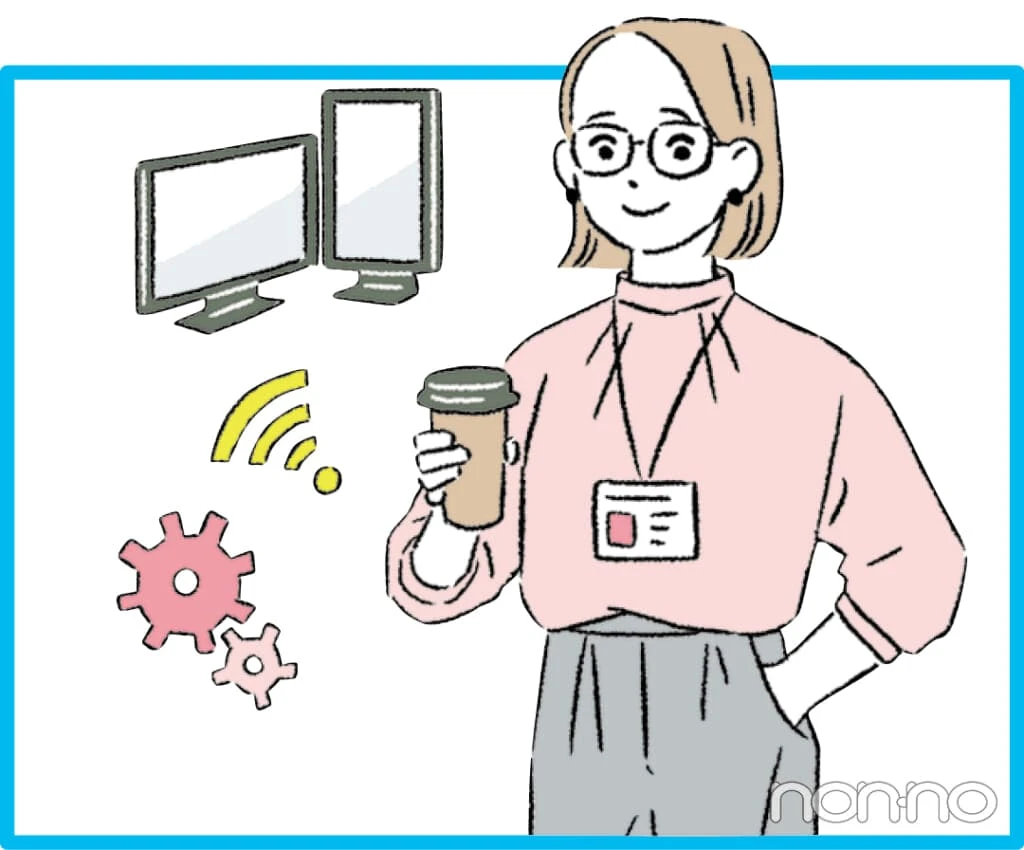 IT内定者イラスト6-1