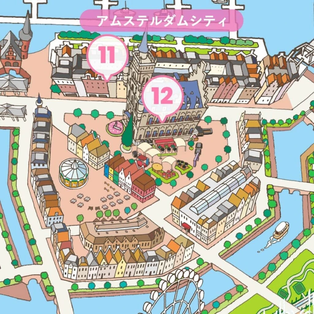 「アムステルダムシティ」のマップ