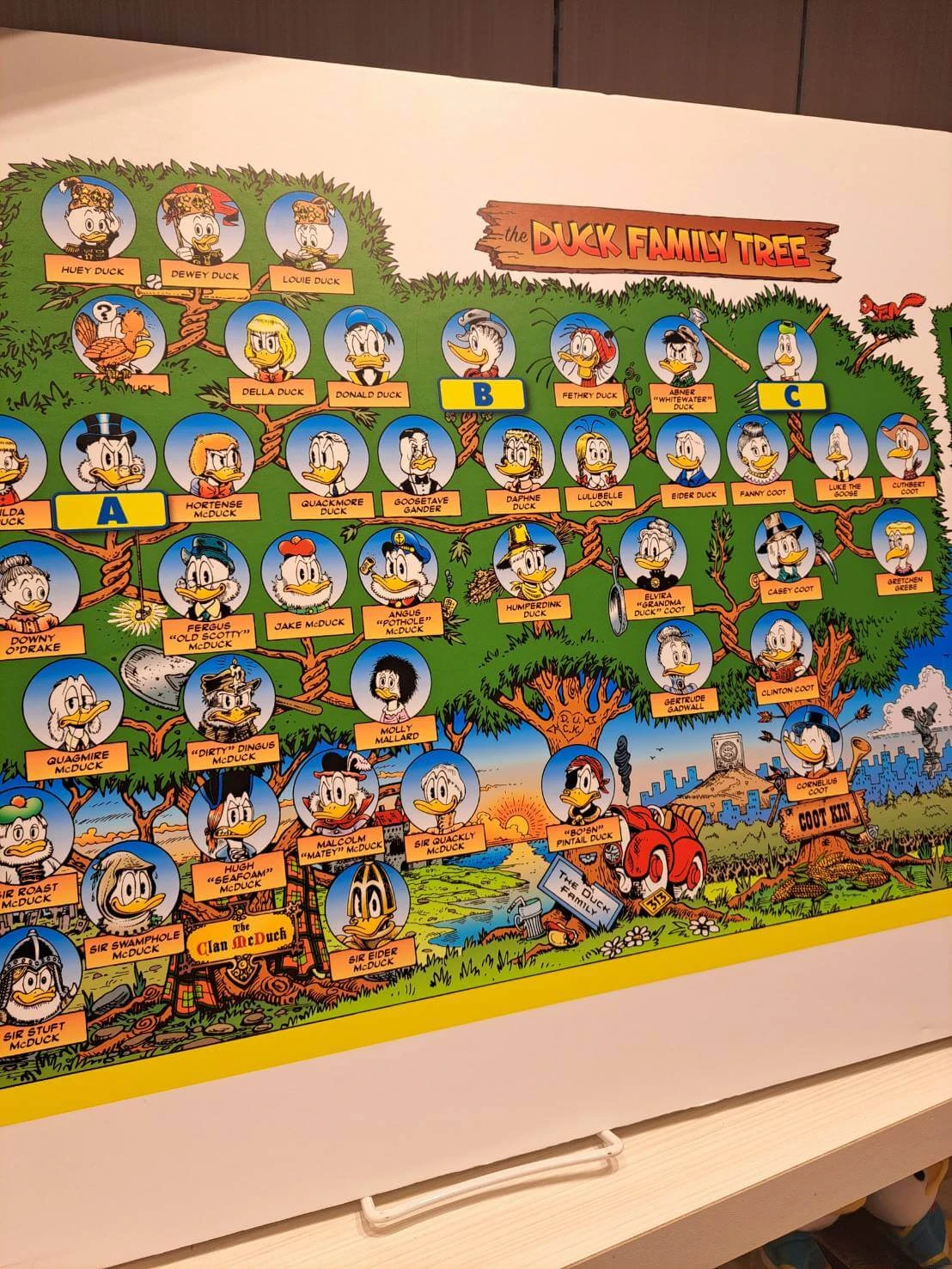 ディズニーストア　ドナルド　家系図