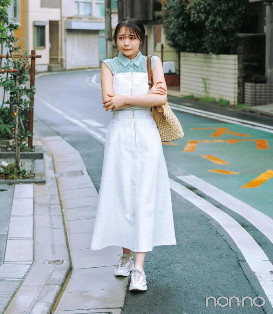 気温22度の日の服装:林芽亜里の気温別初夏の着回しコーデ