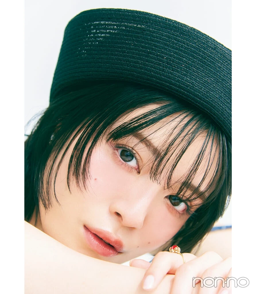 吉田美月喜ノンノモデル加入 インタビューモデルカット1-6