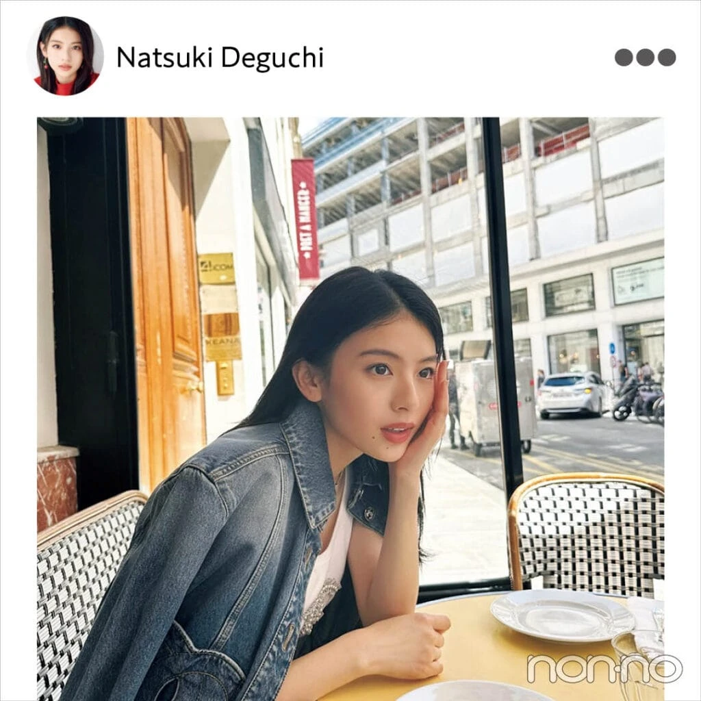 出口夏希のセルフィー、プライベートで訪れたパリ