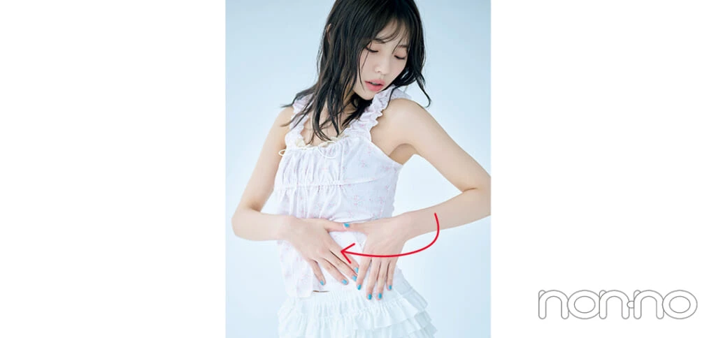 菊地姫奈の夏の肌、髪、ボディ、リセットプロセスカット3-10