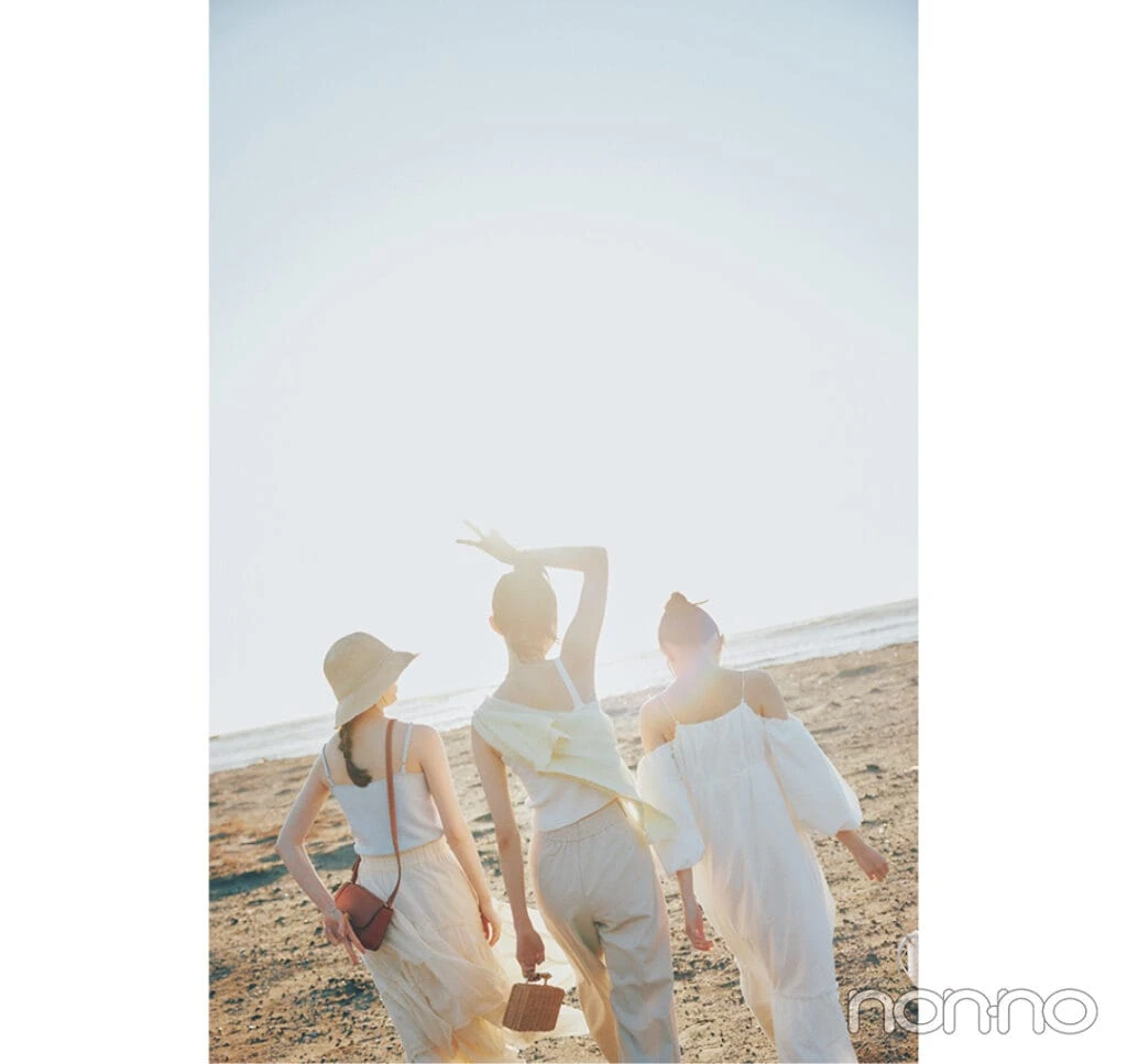 紺野彩夏と香音と小宮山莉渚のみんながこの夏したいこと別コーデモデルカット2-4