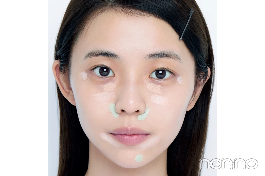 証明写真を撮るときのコンシーラーの塗り方