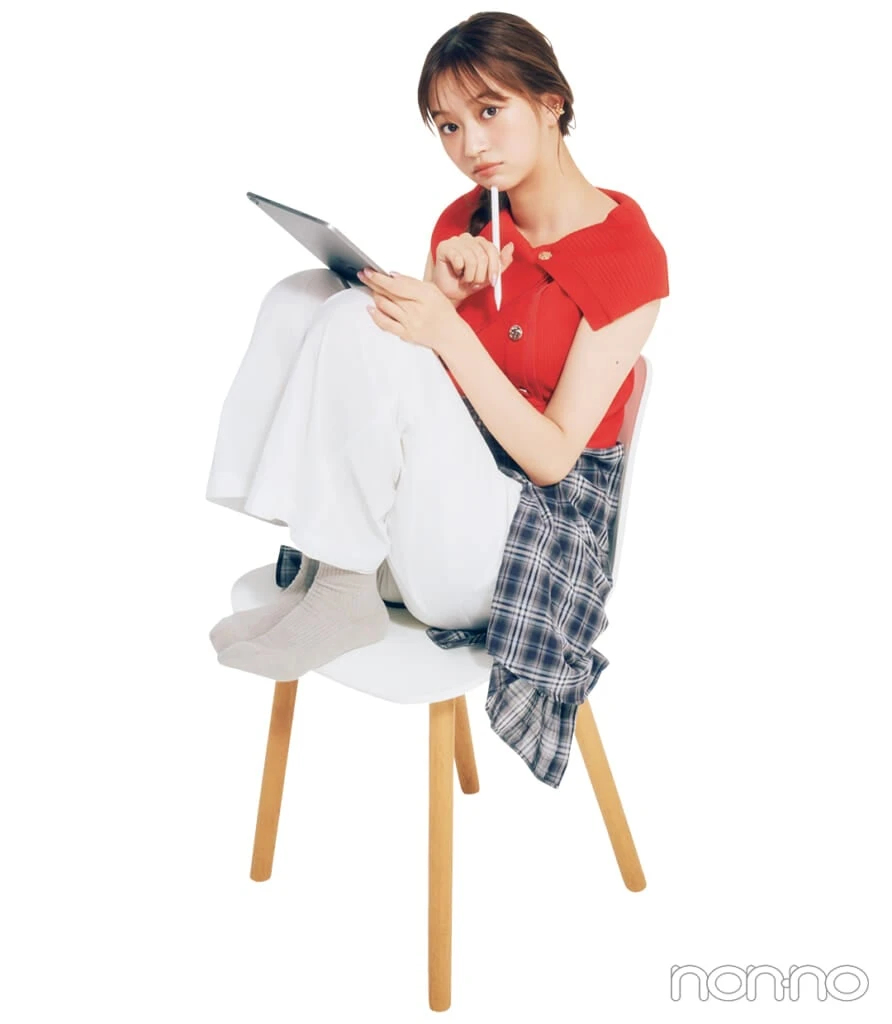 佐藤和奏のヘルシーカジュアルアクティブガール着回しモデルカット14-2