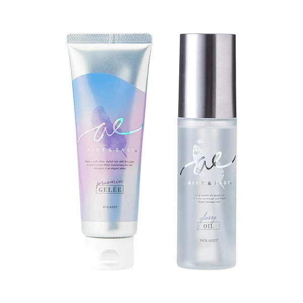 エアリー＆イージー プリズムヘアジュレ＆グロッシーリペアオイル
