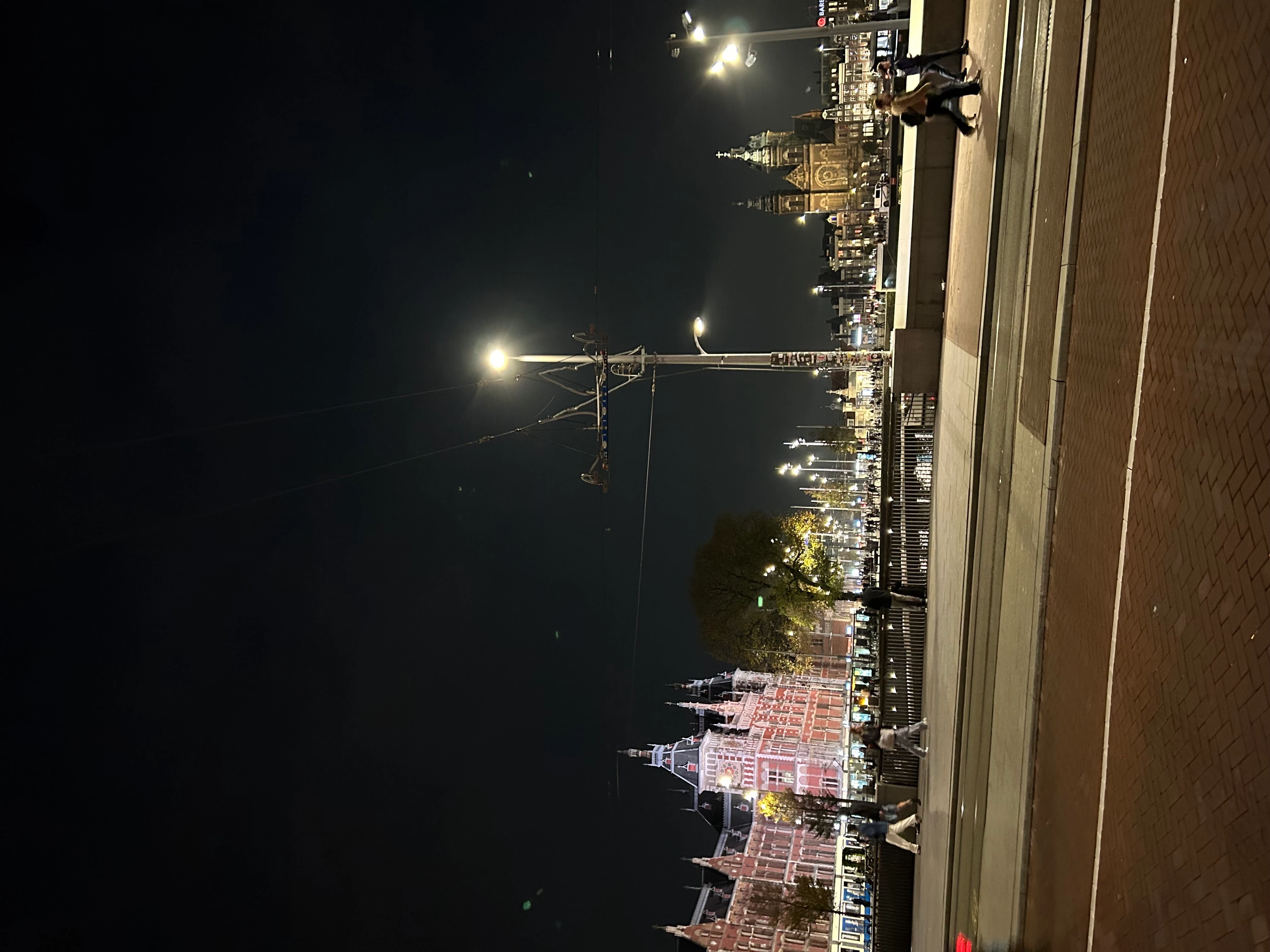 女子旅のすすめ　夜のアムステルダム中央駅