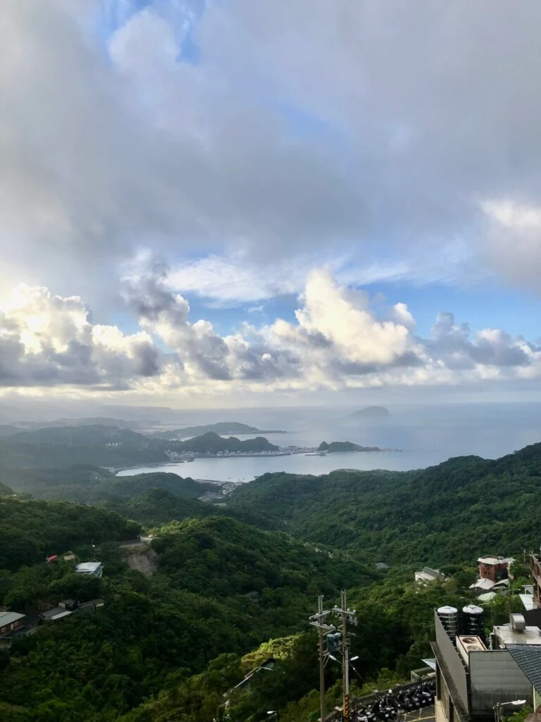海　山　自然　景色　展望台　九份
