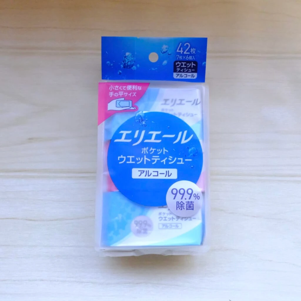 エリエール ポケットウエットティシュー 除菌アルコールタイプ