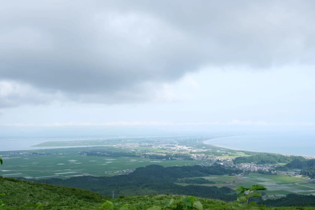 寒風山からの景色