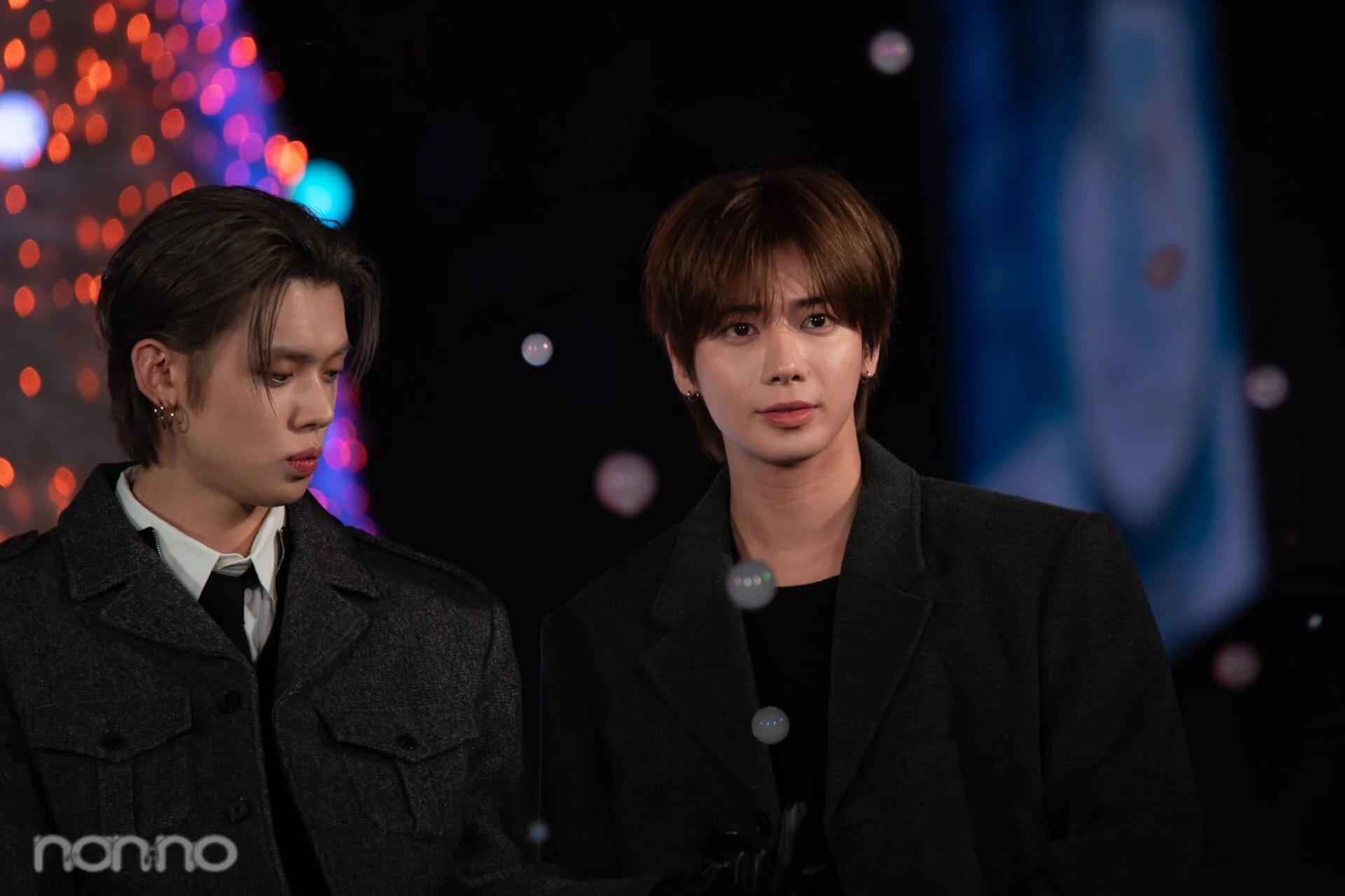 シャボン玉とYEONJUN(ヨンジュン)、TAEHYUN(テヒョン)