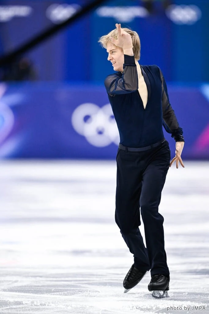 ミラノ五輪フィギュアSP4位のダニエル・グラスル(Daniel Grassl / イタリア)選手の演技