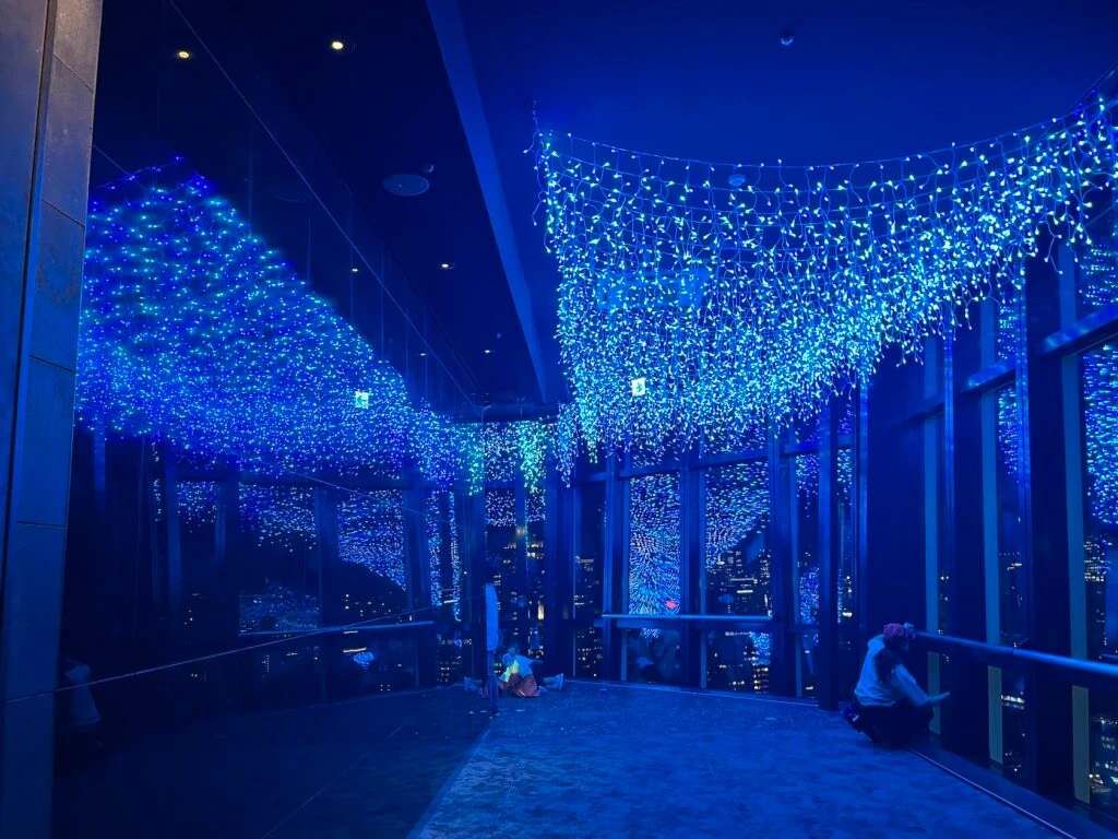 天の川イルミネーションの写真