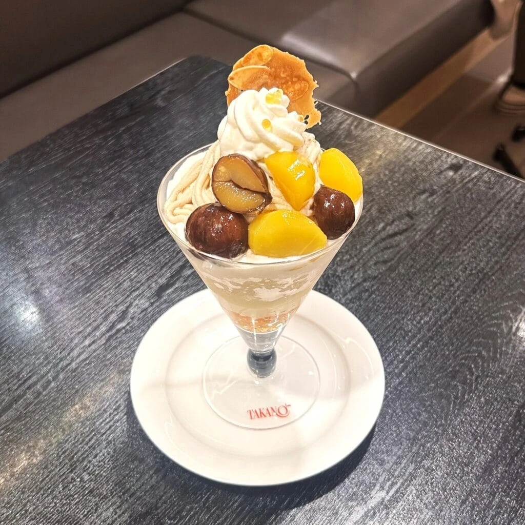 マロンのパフェ