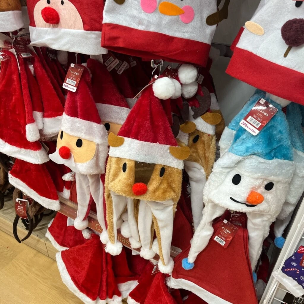ダイソー　クリスマス　カチューシャ