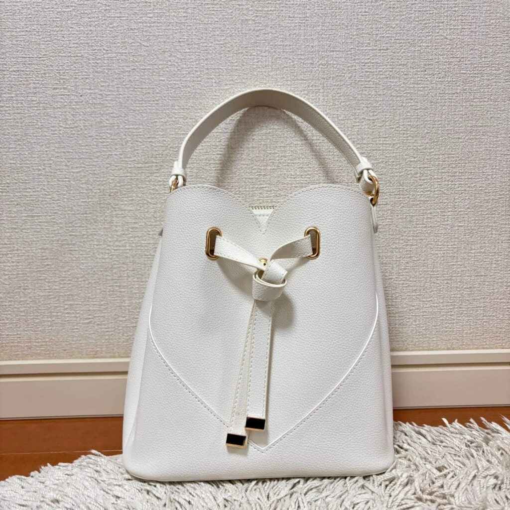 VIS 【2WAY】ハートカットバッグ キナリ