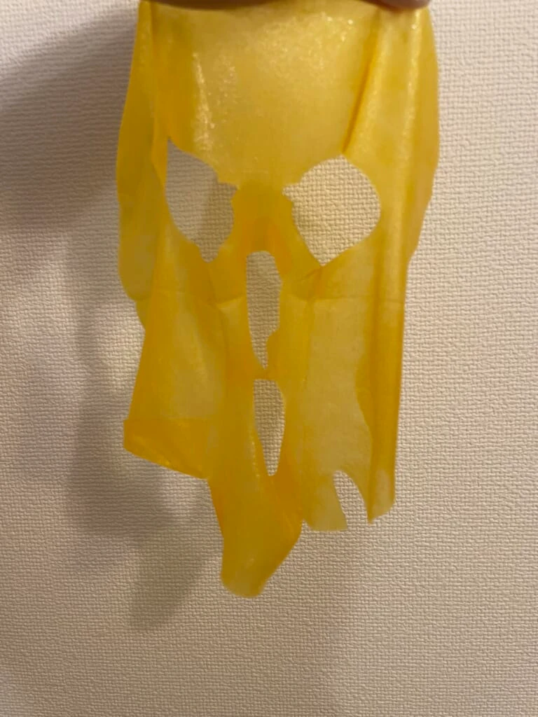 黄色のパック