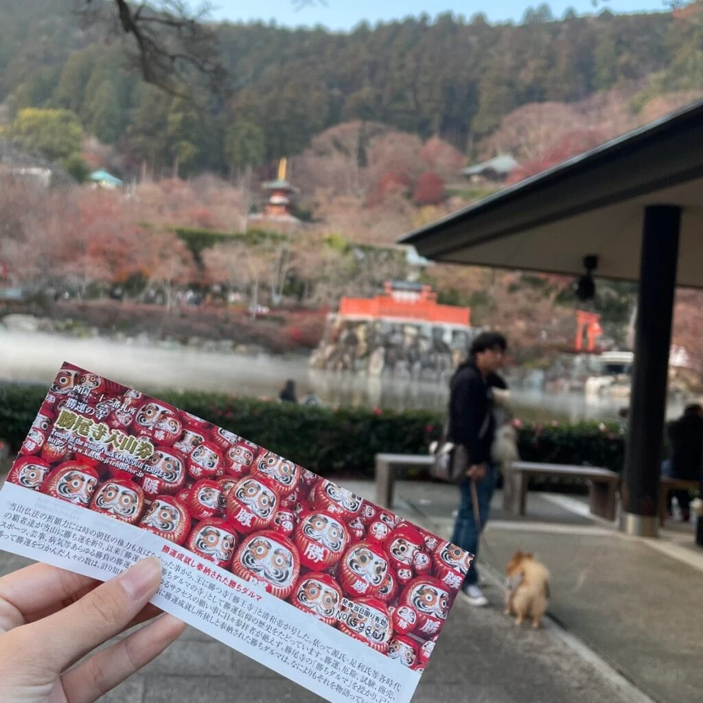 勝尾寺　入山券　だるま