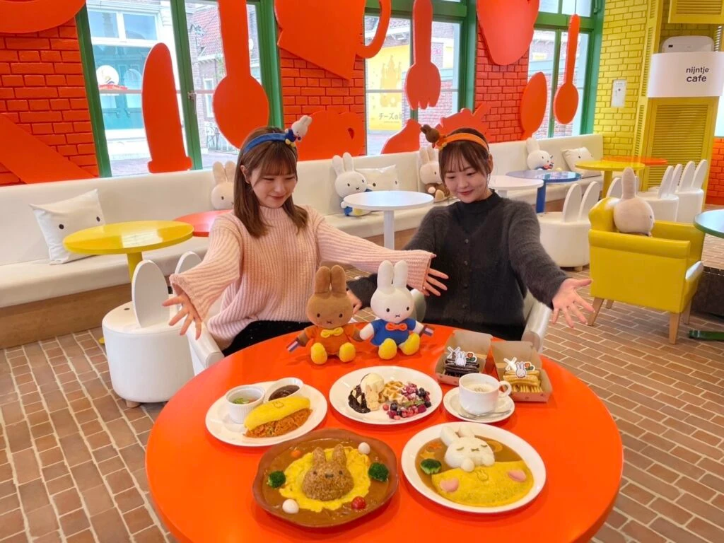 ハウステンボス ナインチェカフェのミッフィーをイメージしたフードメニュー