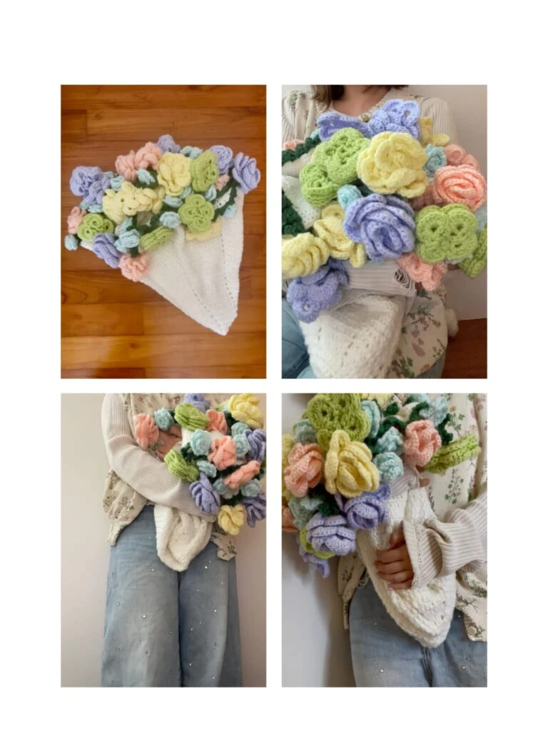 花束ブランケット