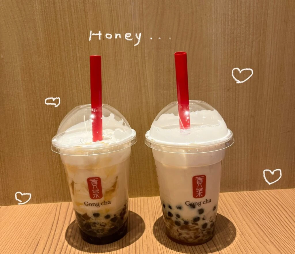 ゴンチャ新作 甘えていいよ?My Honey Valentine“ハニー”
ハニーハニーミルクティー