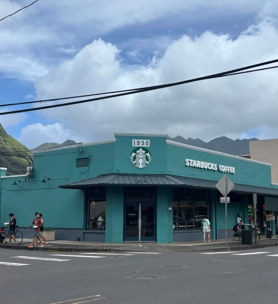 緑のスタバ