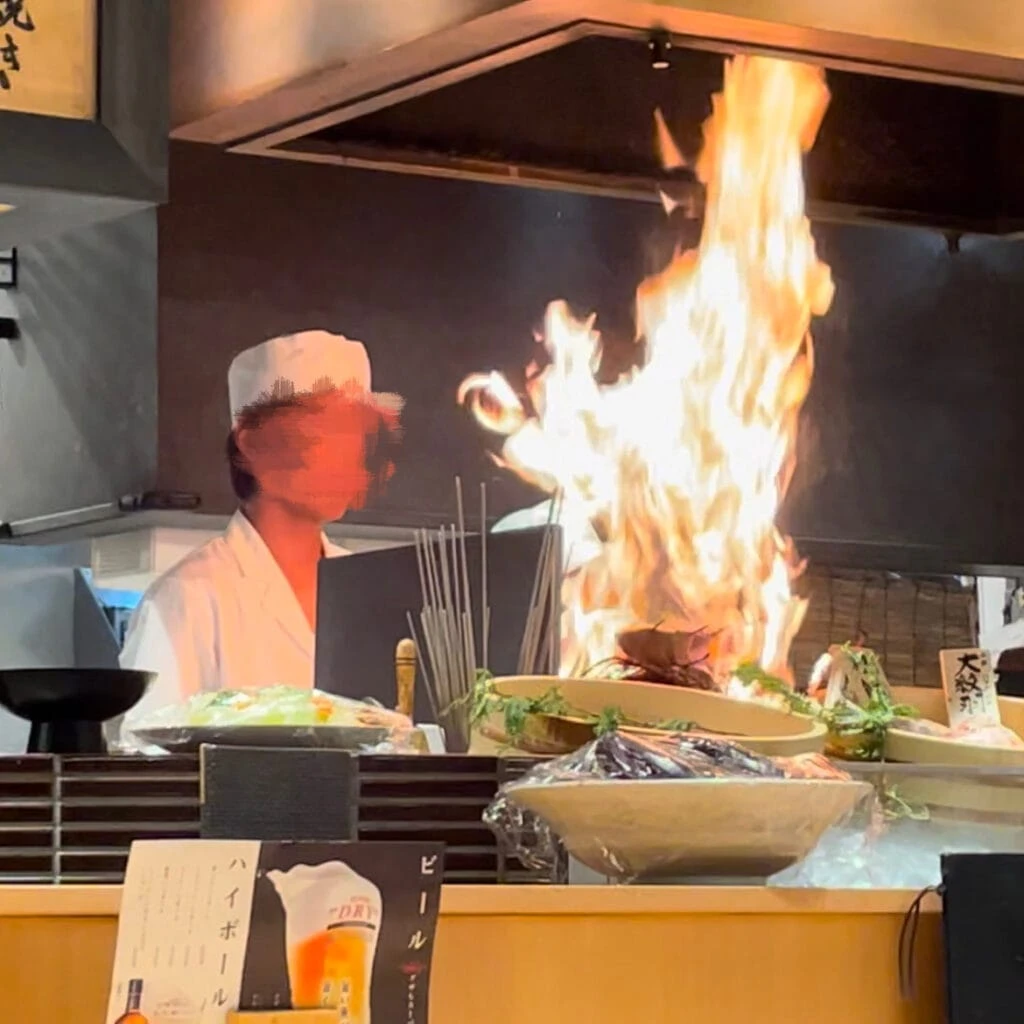 鰹 藁焼き 調理 静岡駅 お魚総本家
