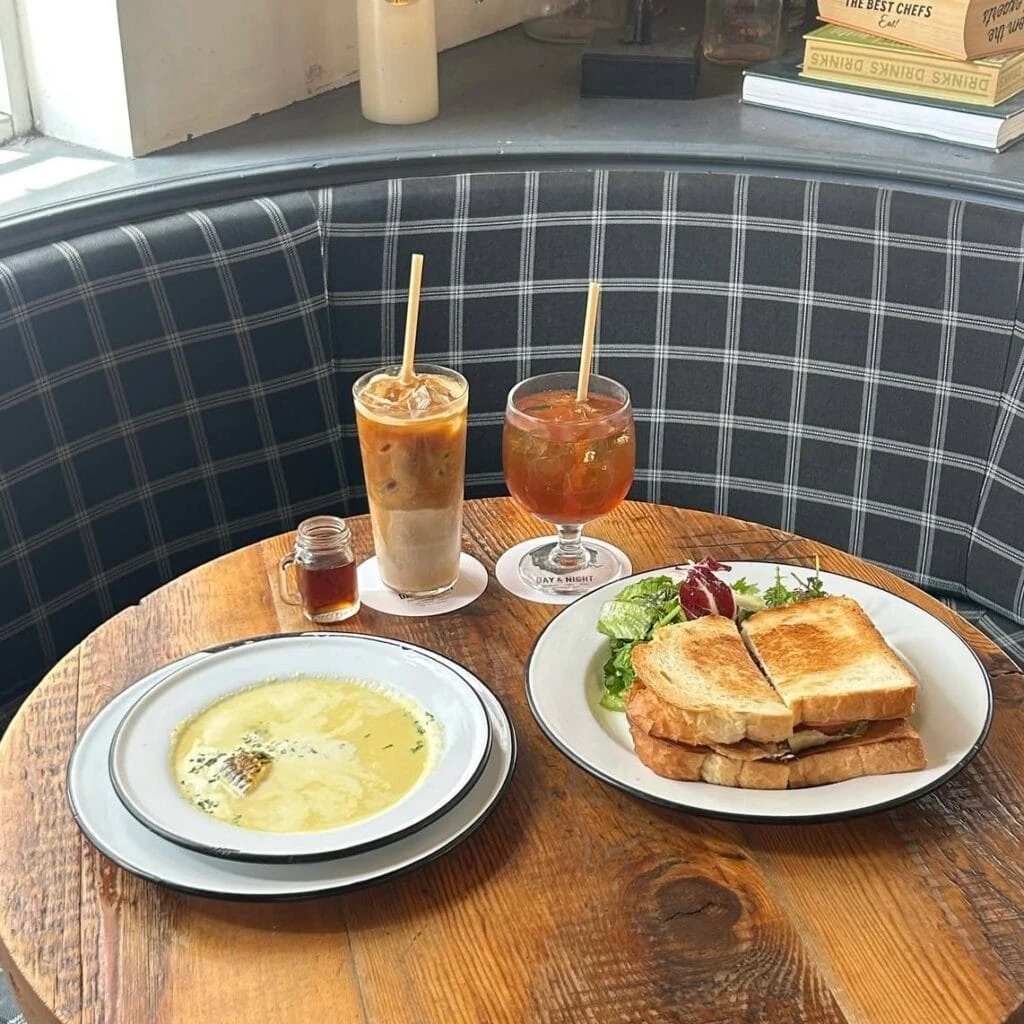 広尾カフェ モーニング サンドイッチ DAY&NIGHT