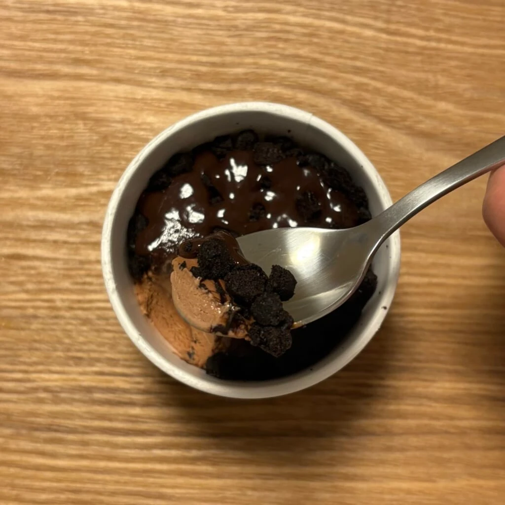 生チョコアイスの中身