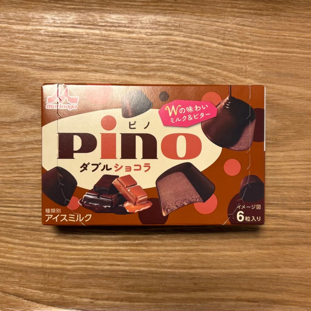 ピノ ダブルショコラのパッケージ