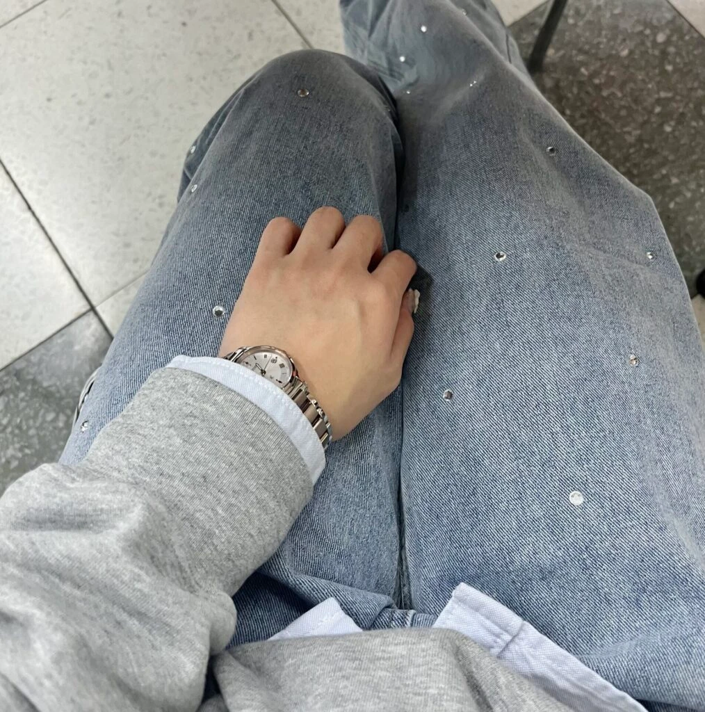 CITIZEN クロスシー 私服合わせ デニム×スウェット