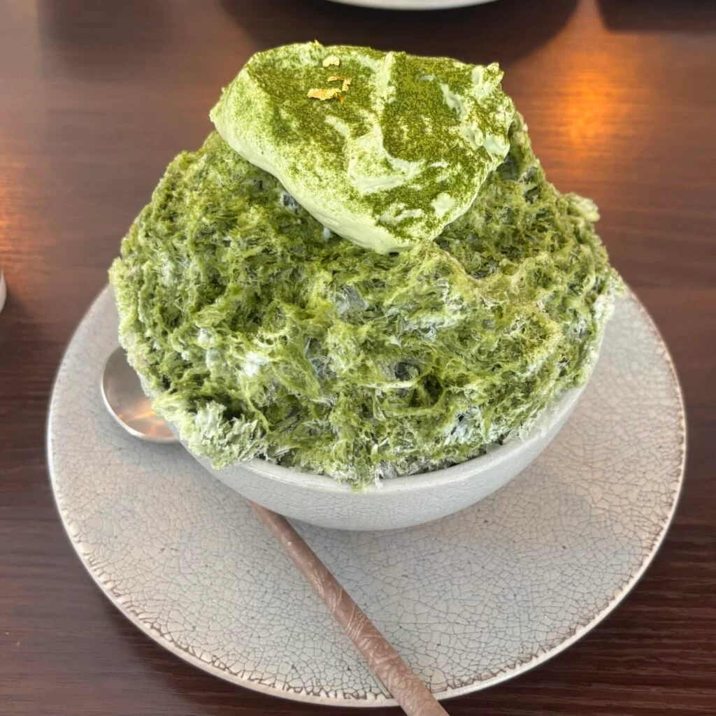 かき氷抹茶