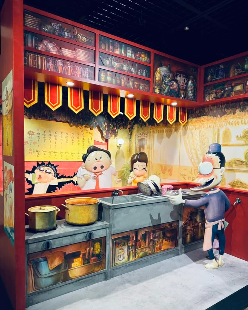 ジブリパーク・ジブリの大倉庫「ジブリのなりきり名場面展」リニューアル後の新展示コーナー：ギブリーズ episode2