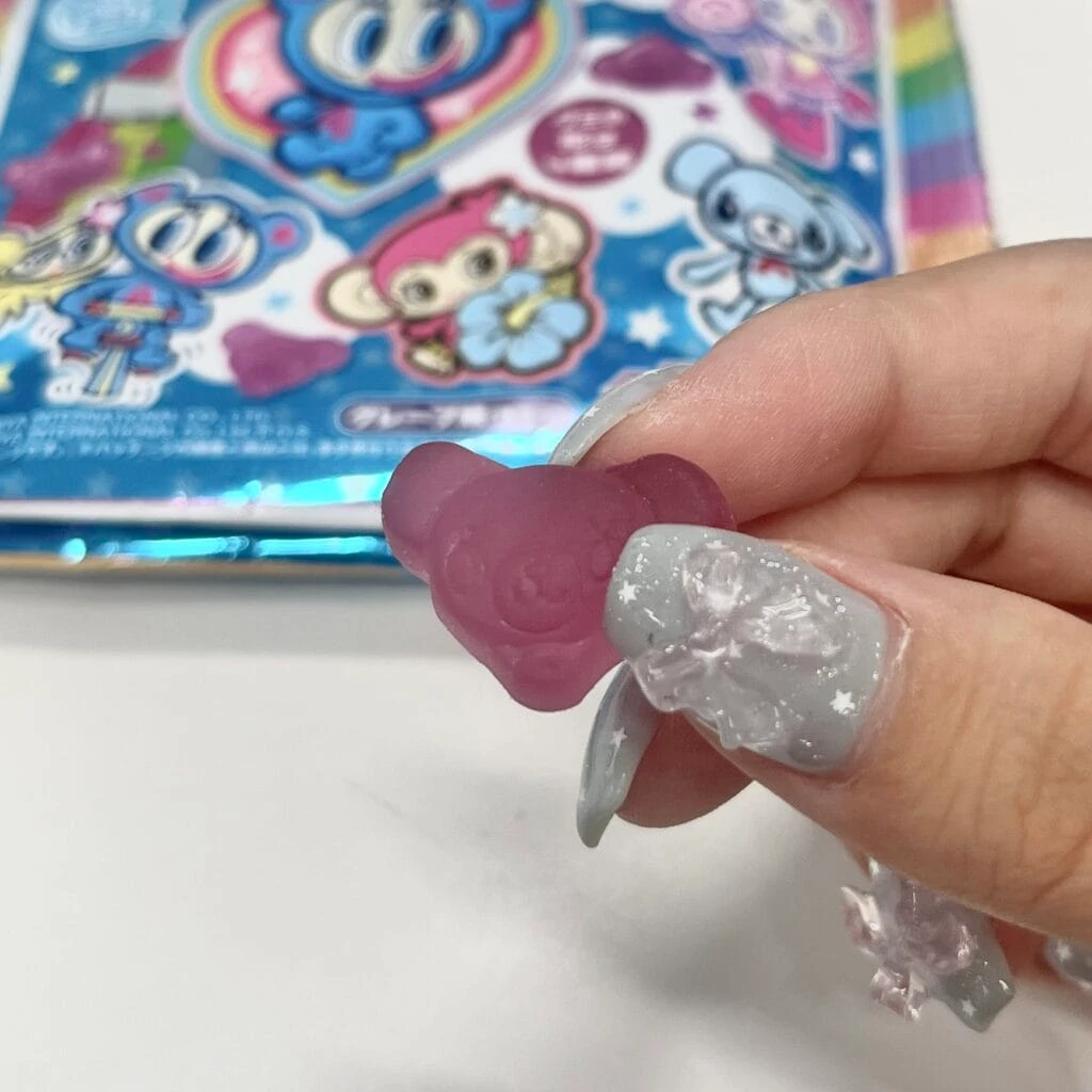 ナルミヤキャラクターズ
ラバークリップ付きグミ