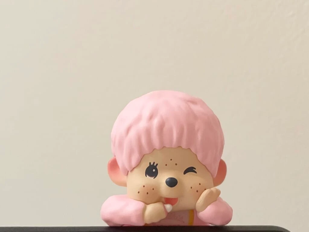 パソコン画面の上に貼ったヒッパーズ