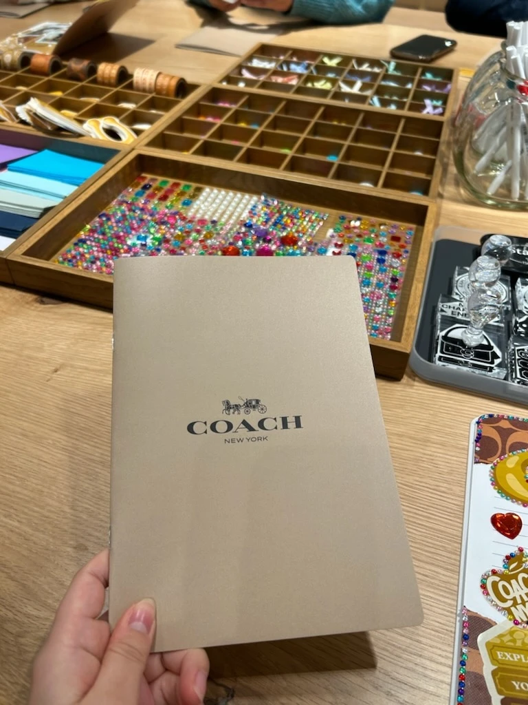 COACHノートブックカスタマイズ体験ワークショップ