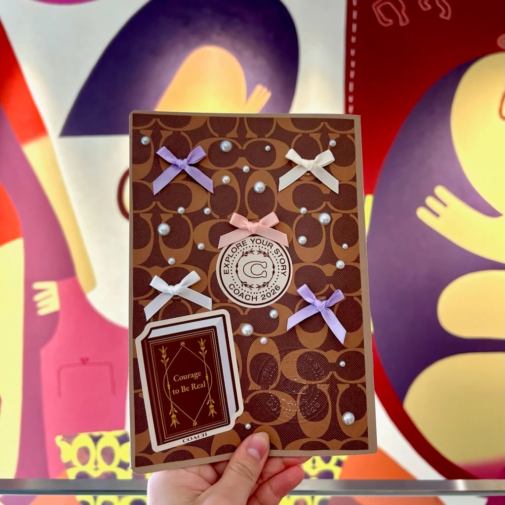 COACHオリジナルノートブック 裏表紙