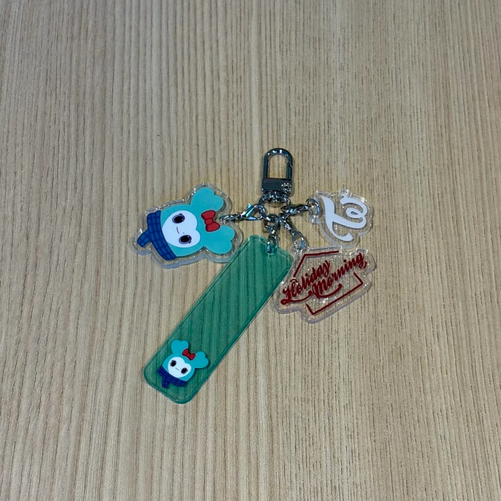 私が作ったミブリ―バージョンのネームキーホルダー