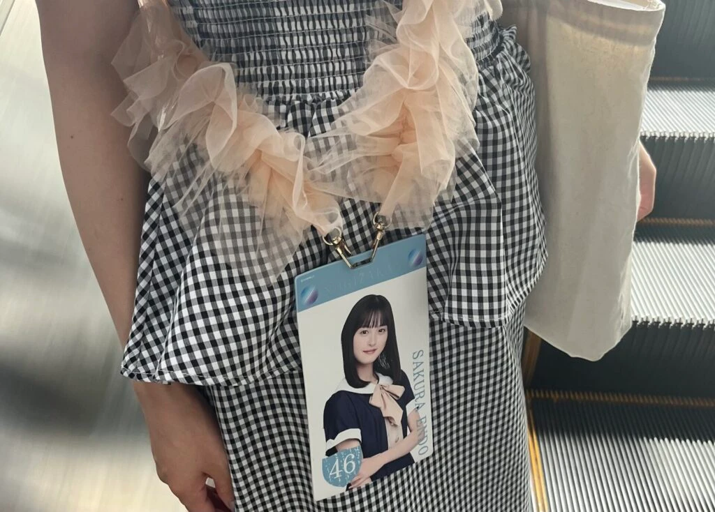 チュールストラップ　遠藤さくらチケホル