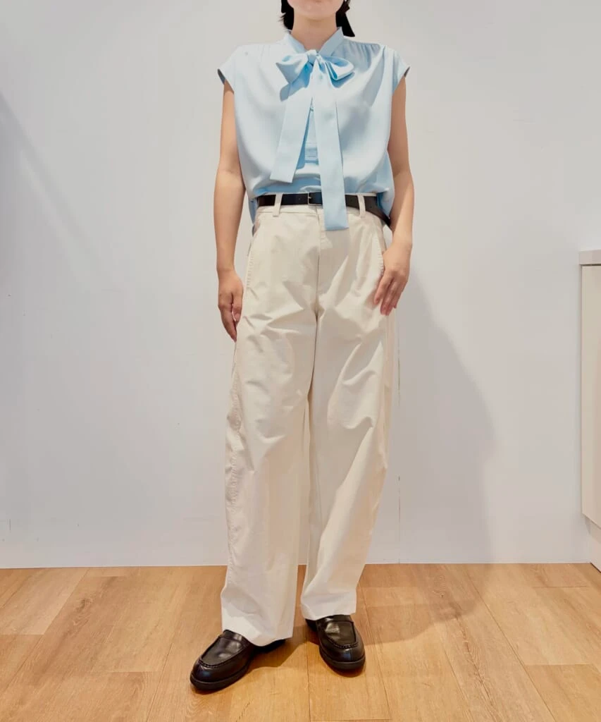 UNIQLOF.RISSO ボウタイブラウス 試着