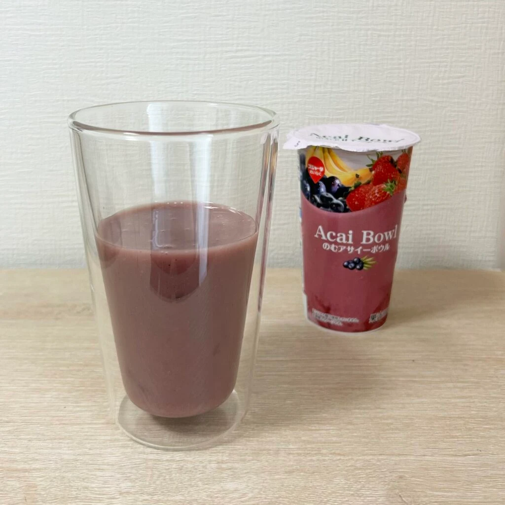 のむアサイーボウル　コンビニ
