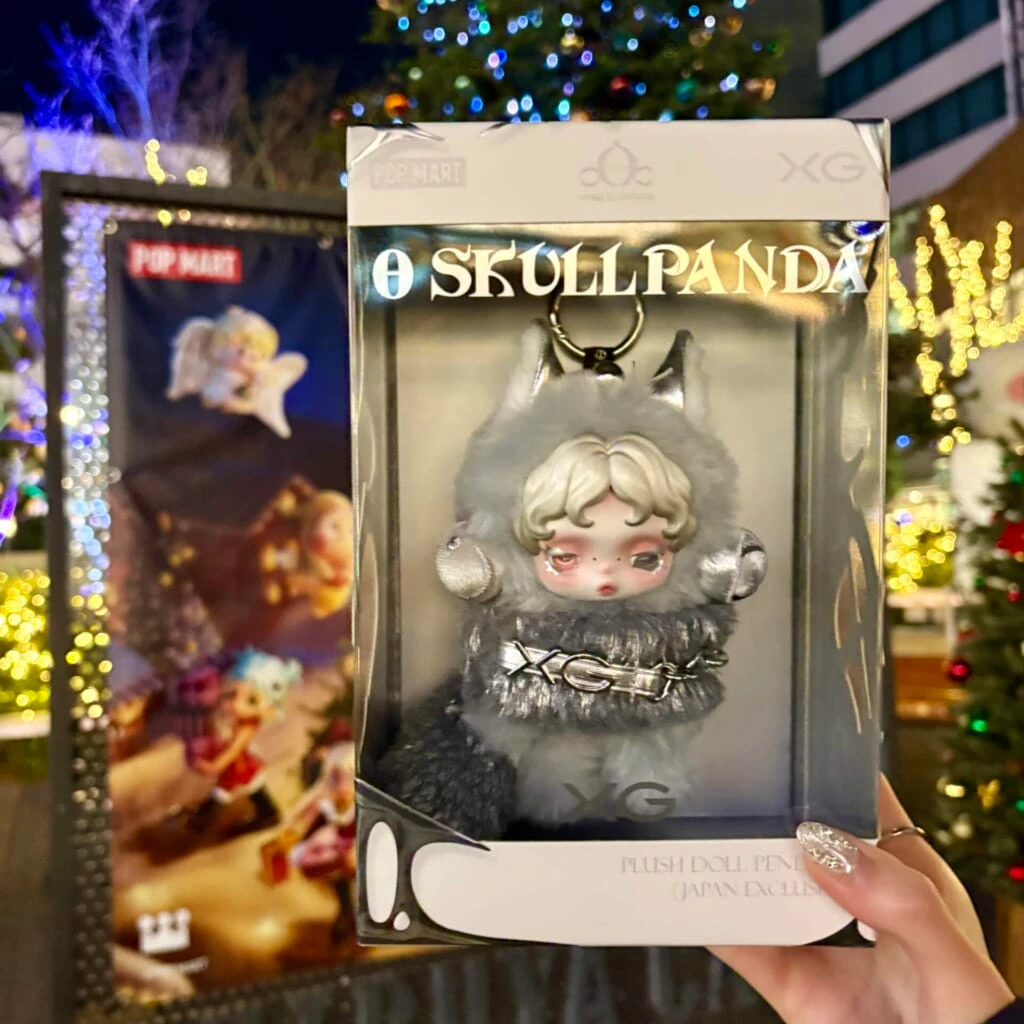 渋谷キャストのホリデーポップアップで購入したXGコラボのスカルパンダ