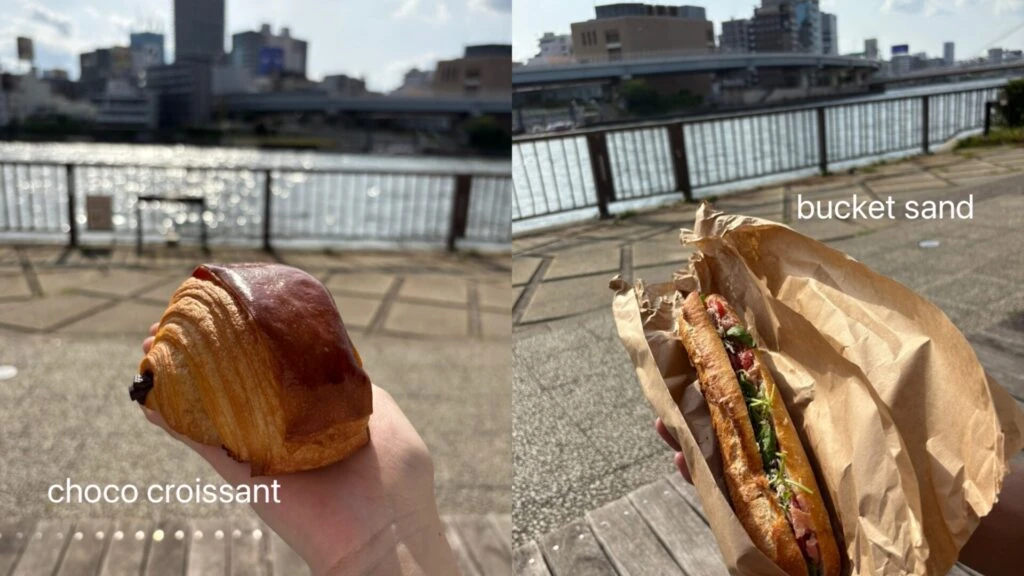 Ikibakery 大きいクロワッサン バケットサンド