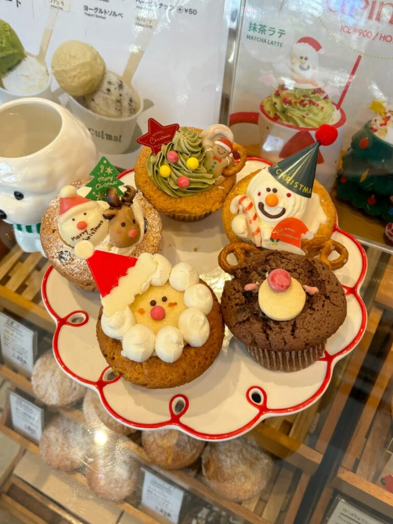 クリスマスシーズン限定のマフィン5種類